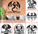 make high resolution dragon metal logo within 24 hours