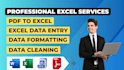 handle all kinds of data entry work efficiently