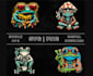 do profesoinal hand drawn frog logo within 24 hours