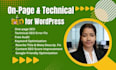 do rank on page and technical SEO optimization to boost google ranking