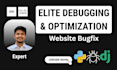 fix django bugs and optimize performance of your web app fast