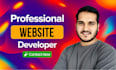 do custom website development as full stack web developer, full stack developer