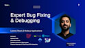 debug and fix all bugs and issues in your laravel, react, and node applications