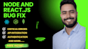 fix react and node js bugs and integrate backend apis