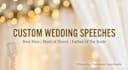 write a heartfelt best man, wedding, or special event speech