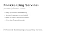 provide professional bookkeeping and accounting services