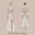 create luxury bridal gown design and fashion illustration