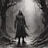illustrate detailed horror and dark art