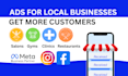 help local businesses get more customers using facebook ads