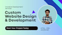 design a responsive frontend website using HTML CSS js