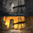 draw realistic stylized environment concept art illustration