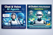create the voice and chat bots