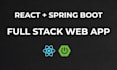 build a full stack web app with spring boot and react