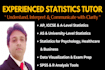 tutor probability, statistics, regression, or time series