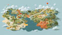 map illustration vector illustration vector map