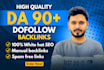 provides da 90 plus high authority dofollow backlinks for SEO ranking
