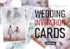 design elegant wedding invitation cards and digital invites