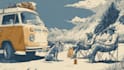 draw retro vintage style illustration