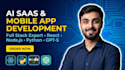 develop ai saas, ai websites, ai mobile apps with custom ai integration