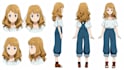 draw anime character design sheet