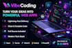 be your vibe coding expert using base44, for ai web app