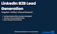 linkedin lead generation and b2b leads with verified emails