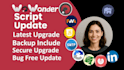 update wowonder script to latest version
