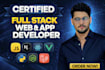 be your full stack web and app developer, deployment, figma to code
