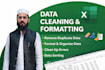 be your excel expert in data cleanup and formatting