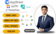appsheet apps excel google sheets glide ai flutterflow softr