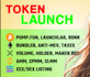 launch token meme coin ico presale staking launchpad bot on solana base bsc