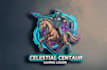 draw j centaur mascot logo design service