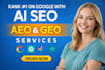 perform monthly seo service ai chatbot generative ai optimization backlinks