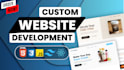 do custom website development, front end developer