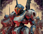 do a mecha robot or sci fi illustrations