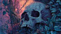 create dark art, horror or skull artworks illustration