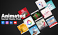 create animated social ads, facebook ads and instagram ads