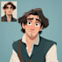 design cute disney cartoon portrait
