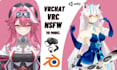 construct 3d vrchat character vtuber furry anime nsfw model