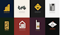 design arabic square kufic logo