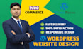 create responsive wordpress website design and development