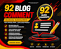 create 92, manual blog comment backlinks