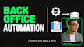 automate your back office business workflows and apis