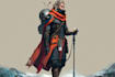 create sci fi character illustrations and futuristic designs