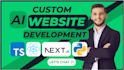build business website, ai webapp development as a full stack web developer