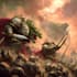 paint warhammer themed illustration