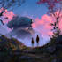 create a fantasy background and landscape ai