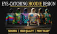 custom hoodie designs with 3d mockups and sublimation ready