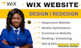 wix website design wix website redesign wix website development wix website