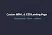create a website using HTML and CSS